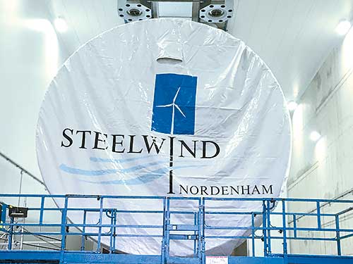 Printed monopile tarpaulin, print on woven tarpaulins, wind energy, structural and civil engineering, metal construction, lorry tarpaulins, event construction, agriculture, shipbuilding