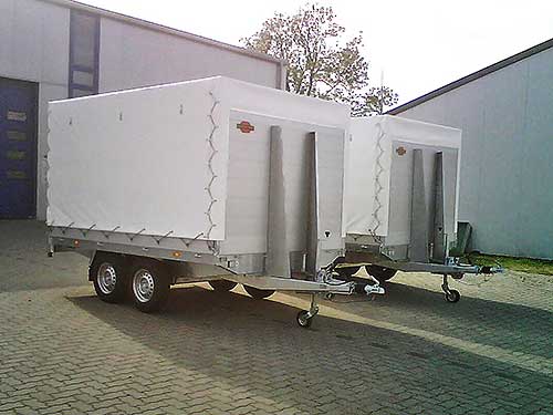 Hard-wearing, long-life trailer tarpaulins tailor-made from tear resistant PVC tarpaulin, lorry tarpaulins, utility vehicles