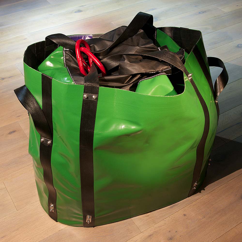 Heavy load bags with chain links for especially high strain